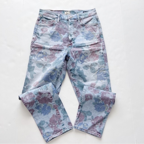 2/25 Citizens Of Humanity Vintage Floral Denim Blue Jeans High Rise Olivia 26 - Picture 2 of 8